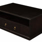 Tasmania 2 Drawer Coffee Table - Chocolate