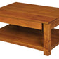 Amsterdam 2 Drawer Coffee Table - Light Pecan