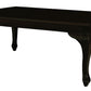 Queen Anne Coffee Table 120 x 70 cm - Chocolate