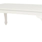 Queen Anne Coffee Table 120 x 70 cm - White