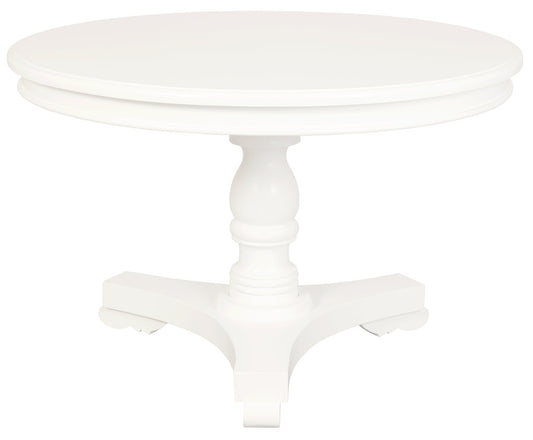 Tasmania Round Dining Table 120 cm (White)
