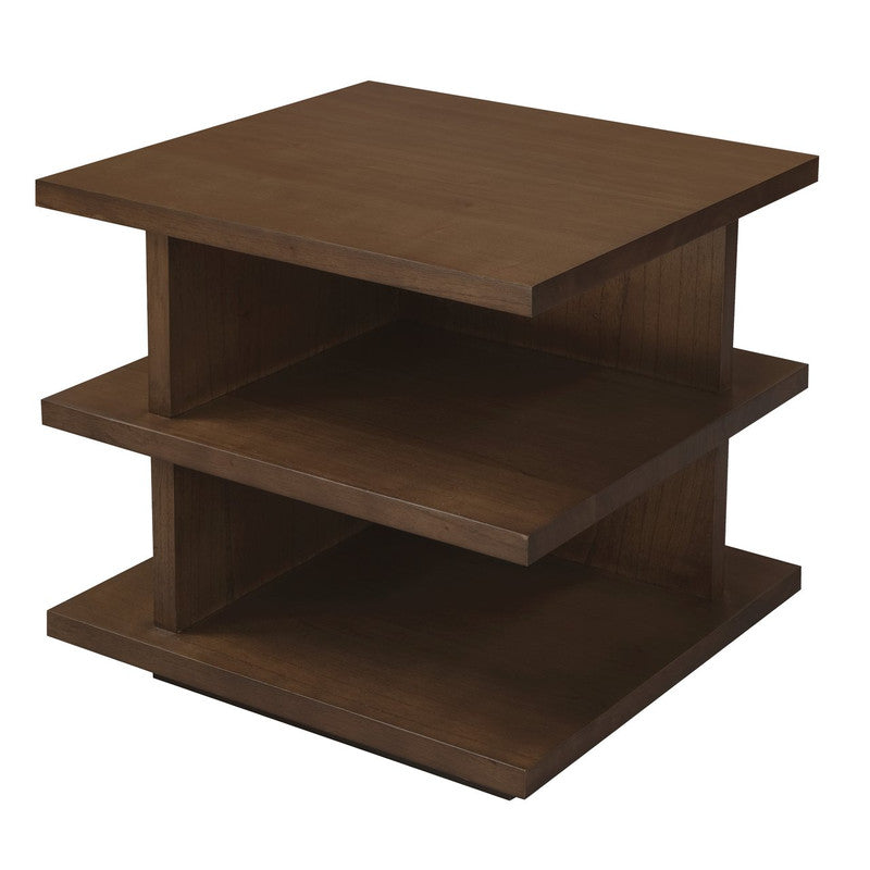 Hudson Oversized Square Side Table (Walnut)