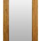 Manhattan Solid Timber Frame Wall Mirror - Light Pecan