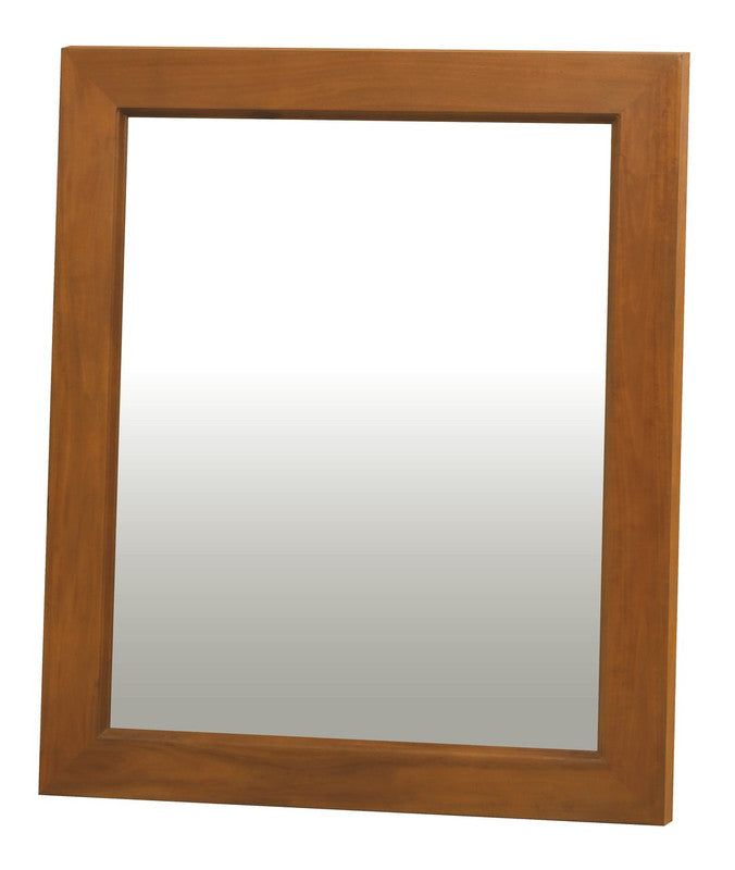 Ascott Solid Timber Frame Wall Mirror - Light Pecan