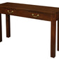 2 Drawer Straight Leg Sofa/Hall Table (Mahogany)