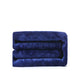 Double-side Flannel Heated Electric Throw Rug Blanket Fast Heating Warm Washable BLUE