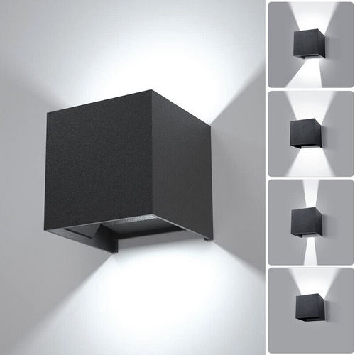 LED Wall Light Cube 12W Waterproof Outdoor Indoor Lighting Fixtures Cool