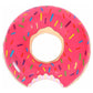 Pink Inflatable Giant Donut Raft Swim Ring Float Swimming Pool Beach Lounge Pink Coff 80CM