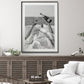 Wall Art 60cmx90cm Vintage Fashion Feminist Picture, Black Frame Canvas