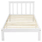 EKKIO Single Wooden Bed Frame (White) EK-WBF-100-HH