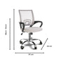 EKKIO Ergonomic Office Chair with Breathable Mesh Design and Lumbar Back Support (Grey) EK-OC-105-JF