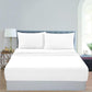 GOMINIMO 4 Pcs Bed Sheet Set 2000 Thread Count Ultra Soft Microfiber - Queen (White) GO-BS-104-XS