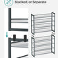 SONGMICS 8-Tier Shoe Rack Storage 32 pairs with Adjustable Shelves Gray LMR08GBV1