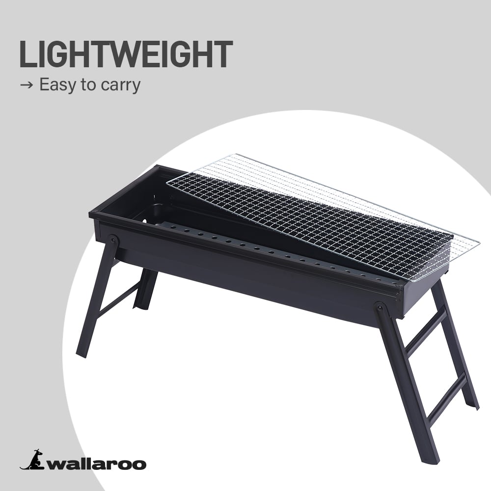 Wallaroo Portable Charcoal BBQ Grill Barbecue