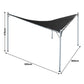 Wallaroo 3x3m Butterfly Steel Gazebo - Charcoal