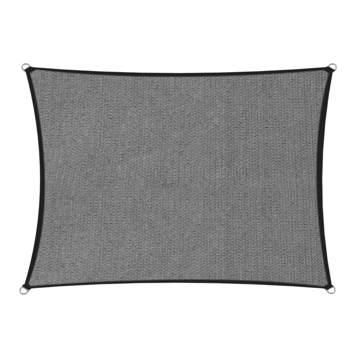 Wallaroo 280gsm Outdoor Sun Shade Sail Canopy Grey - 3m X 5m