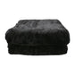 Laura Hill 800-gsm Faux Mink Throw Rug Blanket Queen Size Double-sided Large Super Luxurious Soft Heavy - Black