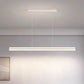 Modern Minimalist Trapezoid Pendant Light Adjustable LED Bar Light White