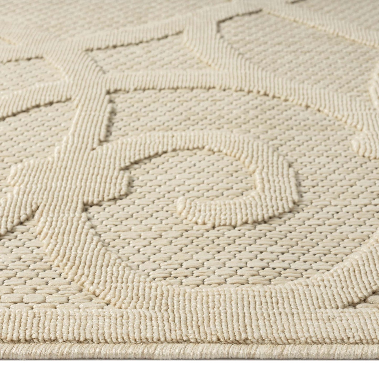 Alpha Outdoor Rug - Cream - 160x230