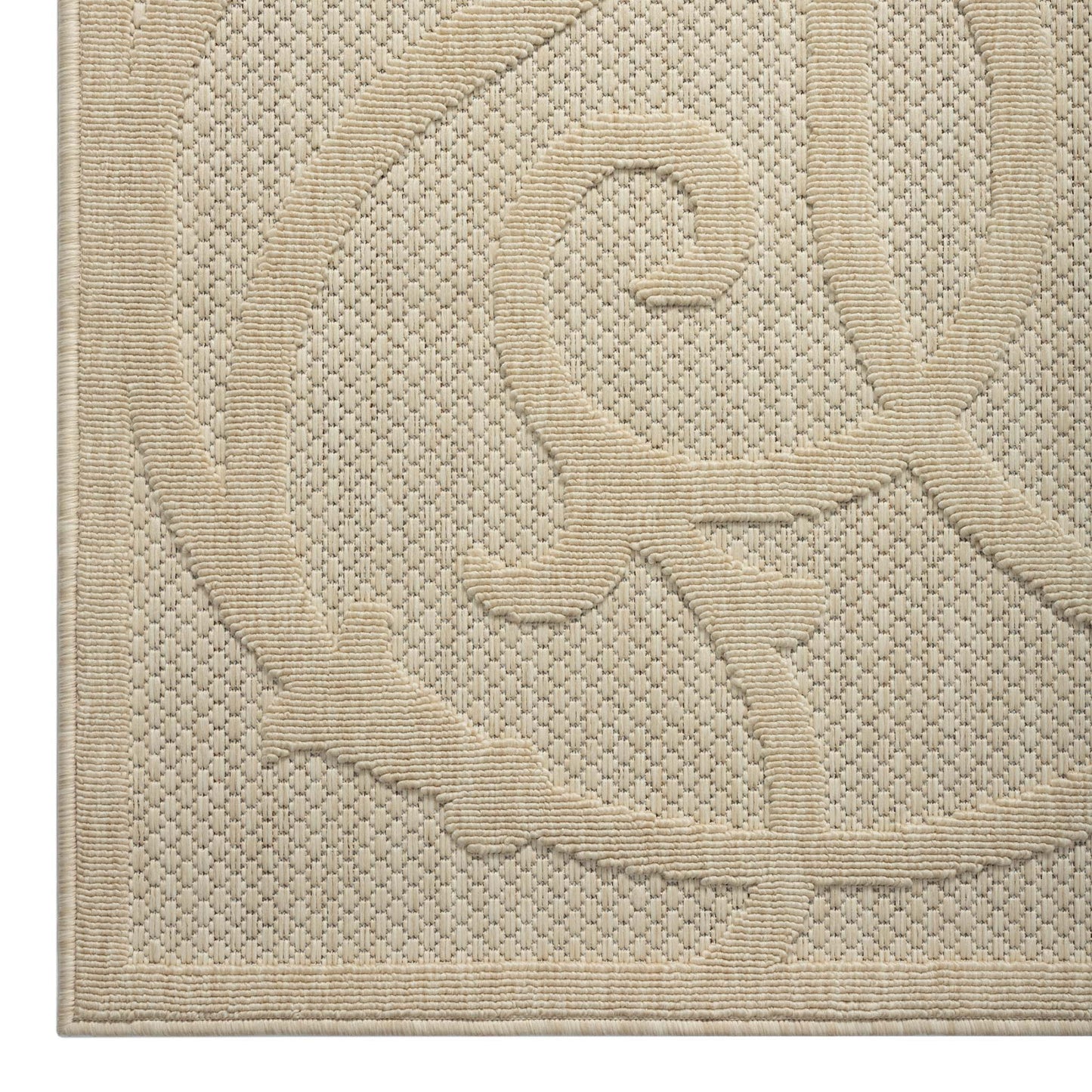 Alpha Outdoor Rug - Cream - 80x150