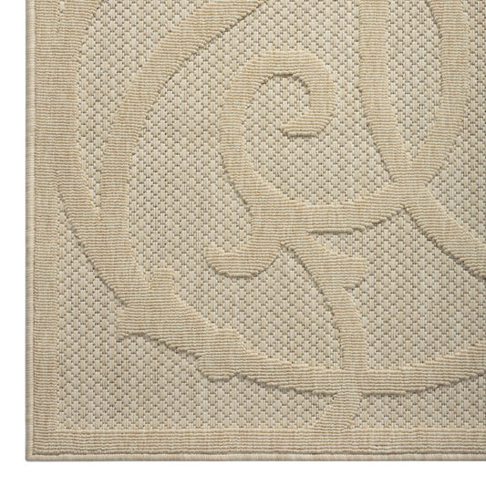 Alpha Outdoor Rug - Cream - 80x150