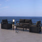 Alfresco Serenity Outdoor Lounge Set – Charcoal Grey