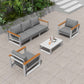 5 Seater Grandeur Lounge Suite – Charcoal Grey