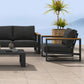 5 Seater Grandeur Lounge Suite – Charcoal Grey