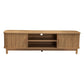 160cm Ribbed Natural Entertainment Unit