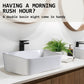 Muriel 48 x 37.5 x 13cm White Ceramic Bathroom Basin Vanity Sink Above Counter Top Mount Bowl