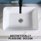 Muriel 48 x 37.5 x 13cm White Ceramic Bathroom Basin Vanity Sink Above Counter Top Mount Bowl