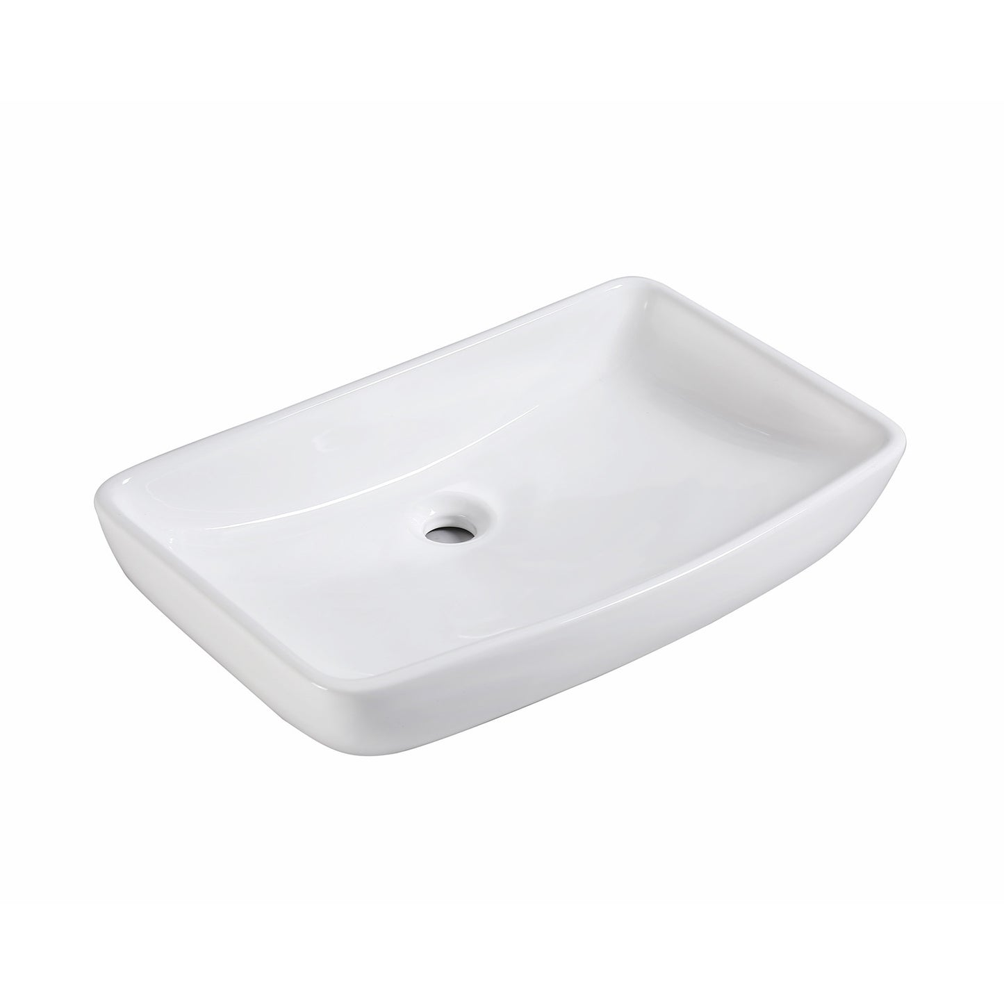 Muriel 60 x 38x 12cm White Ceramic Bathroom Basin Vanity Sink Above Counter Top Mount Bowl