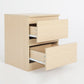 2X Bedside Table Side Storage Cabinet Nightstand Bedroom 2 Drawer JOSS OAK