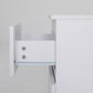 Bedside Table Side Storage Cabinet Nightstand Bedroom 2 Drawer JOSS WHITE