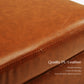 Storage Ottoman Foot Stool Cube Tuffet Seat 45cm PU Leather BROWN