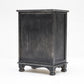 Bedside Table 3 Drawer Vintage Side Table Storage Cabinet Bedroom CLARA BLACK