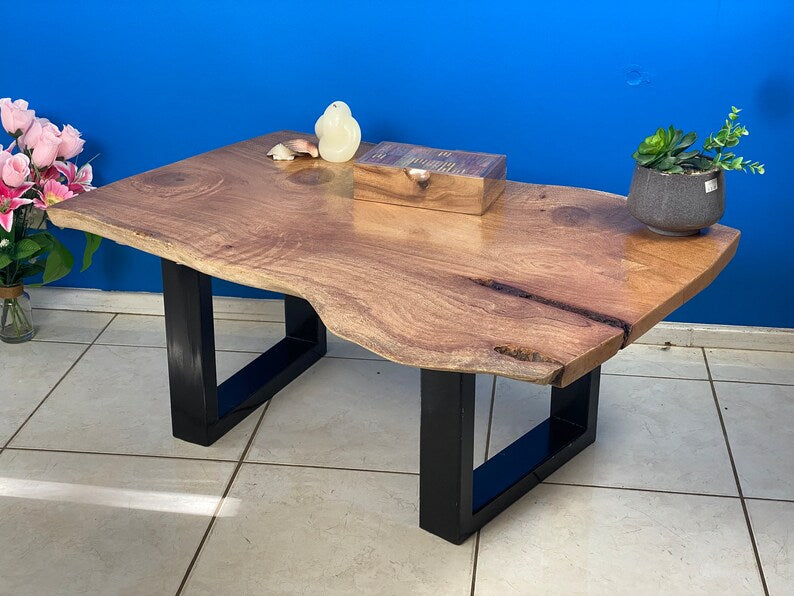 Coffee side table Silky Oak handmade in Australia