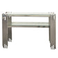 Chelsea Silver Console Table - Clear Glass