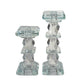 Crystal Candle Pillar - Set of 2