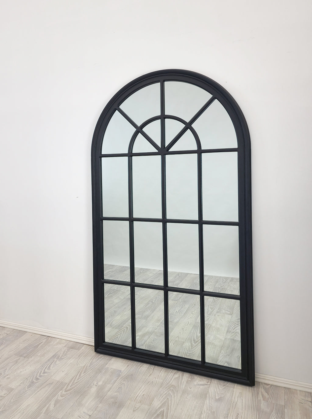 Window Style Mirror - Black Arch 70 CM x 130 CM