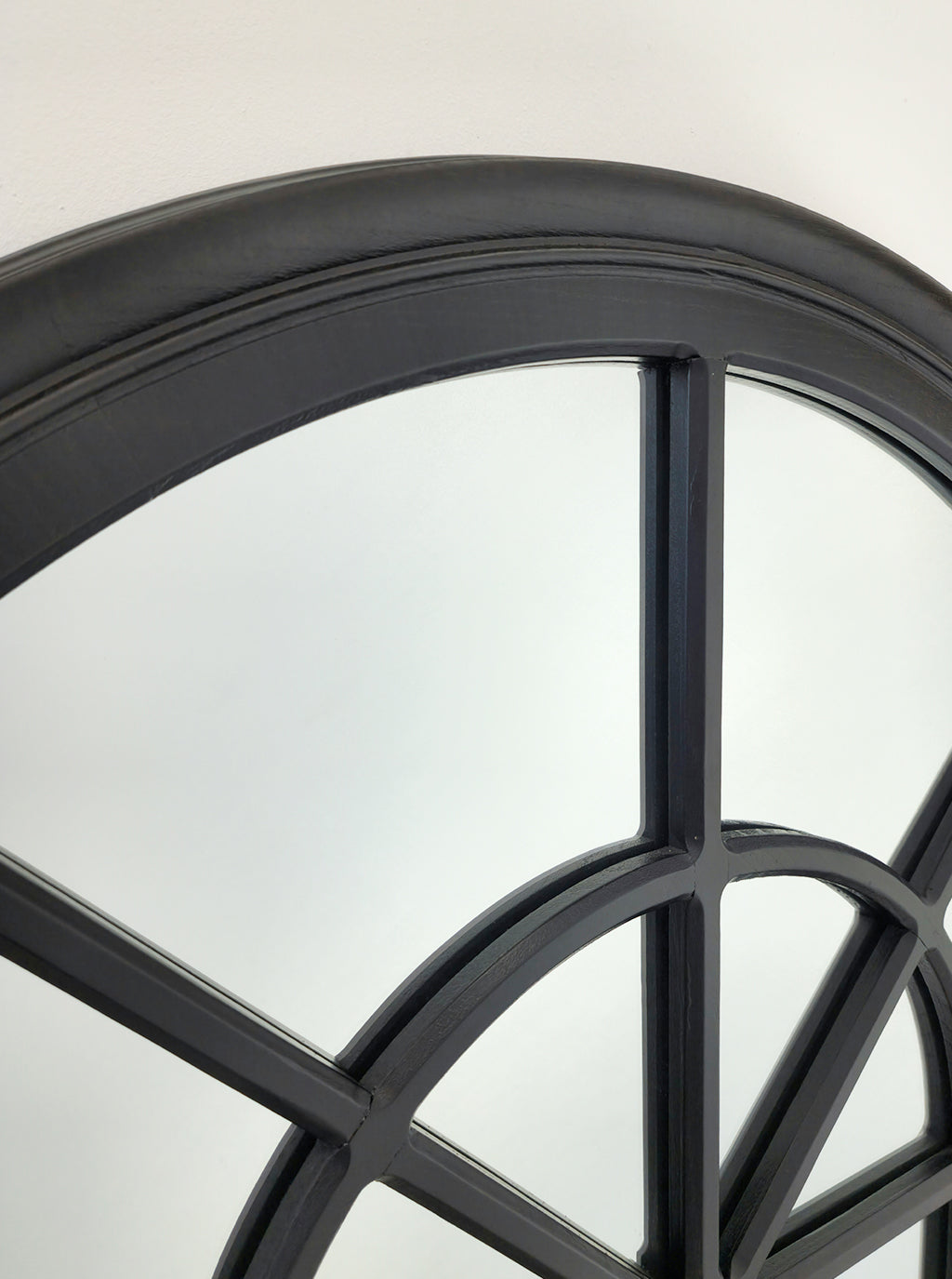 Window Style Mirror - Black Arch 70 CM x 130 CM