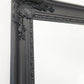 French Provincial Ornate Mirror - BLACK - X Large 100cm x 190cm