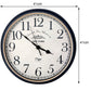 Wall Clock Large 41cm Silent Home Wall Decor Retro Clock for Living Room Kitchen Home Office