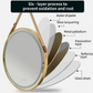 Interior Ave - LED Round Hanging Salon / Bathroom Wall Mirror - Gold - 60cm