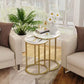 Interior Ave - Deva Gold Nested Side Table Set