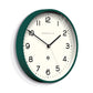 Newgate Number Three Echo Wall Clock Green