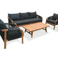 Woodlands 5 Seat Outdoor Lounge Set