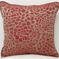 Pack of 4 Flower Marone Petal Design Square Cushion Covers Maroon