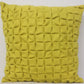 Flux Mustard Yellow 3D Textured Cushion Cover