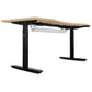 LSG Pacer M5 with Dual Motor Automatic Standing Desk 180cm in Oak/Black and Cable Management